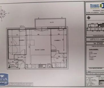 Appartement à louer 3 pièces 59.1m² - Photo 4