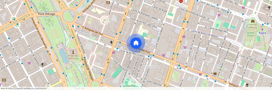 Avenida del Puerto 53, piso 7, puerta 28, Camins al Grau, Valencia