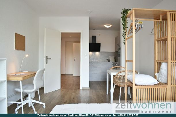 Langenhagen, neuwertig möbliertes Apartment mit Balkon, perfekte Pendler Wohnung - Photo 1