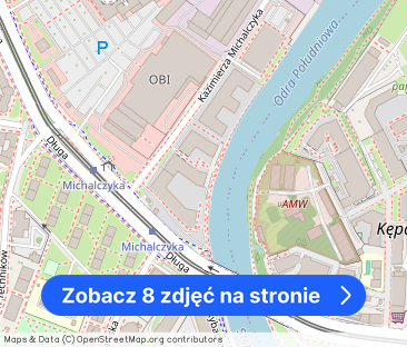 Kawalerka w centrum z widokiem na rzekę i balkonem - brak prowizji - Zdjęcie 1