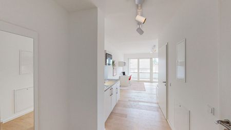 Teilmöbliertes 1-Zimmer-Apartment mit Einbauküche und Balkon - Photo 5