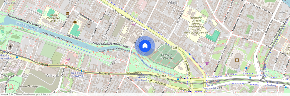 Okole, Bydgoszcz, kujawsko-pomorskie