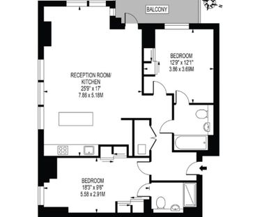 2 bedroom flat to rent - Photo 2