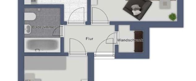 Mietwohnung 2 Zimmer in WI-Klarenthal (wird derzeit saniert) - Foto 1