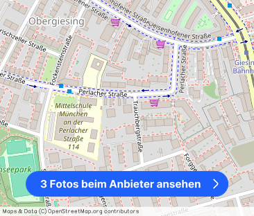 Balkonblick in ruhiger Wohnstraße – 1-Zimmer-Wohnung zur Miete in M... - Foto 1