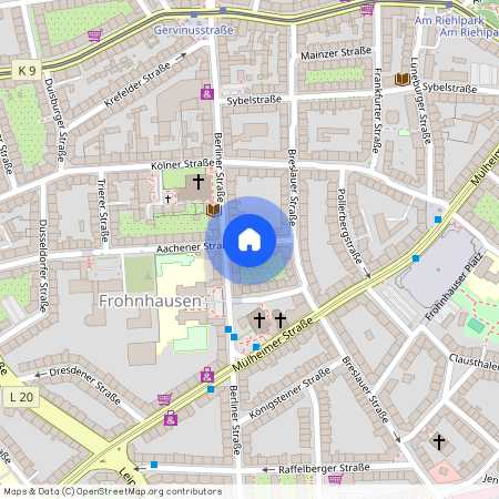 Aachener Straße 5, 45145, Essen Ot Frohnhausen