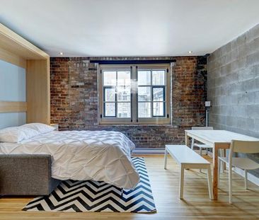 Loft entièrement meublé à louer Vieux-Québec janvier 2026 - Photo 1