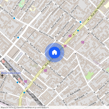 Rue des Bourguignons, Francja, Asnières-Sur-Seine