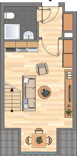 Wir renovieren für Sie! 2-ZKB-Wohnung in Fachhochschul-, und Klinikumnähe zu vermieten! - Photo 1