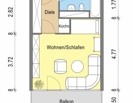 Großzügiger Wohnraum zum Wohlfühlen: Charmante 1-Zimmer-Wohnung - Foto 1