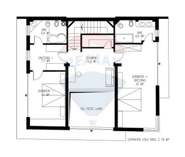 Apartament duplex 4 camere 4 bai 200 mp Bucuresti Domenii - Fotografie 4