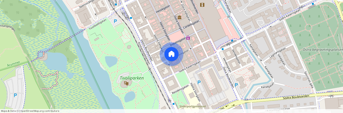 Kristianstad, Skåne, Tivoligatan 3B