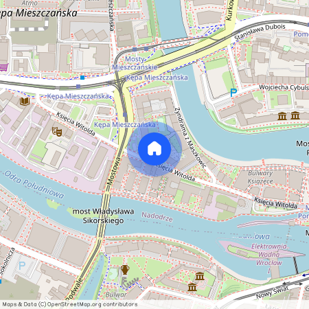 ul. Wrocław, Stare Miasto, Księcia Witolda, Nadodrze, Śródmieście, Wrocław, dolnośląskie