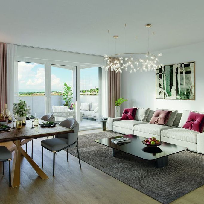 2.5 Zimmer, 55 m², 7. Stock - Foto 1