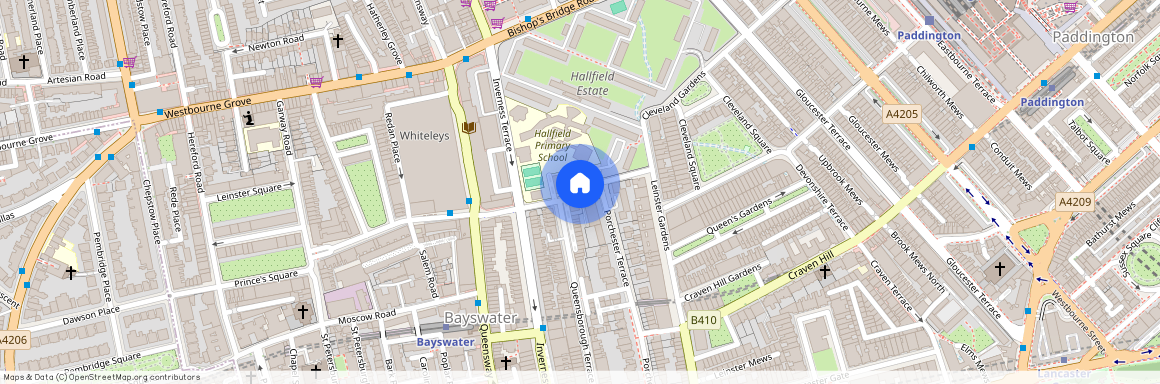 Porchester Gardens, Bayswater, London, W2