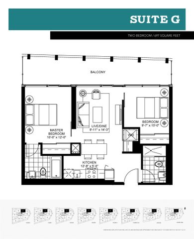 For Lease - 30 Ordnance Street Unit# 2307, Toronto, Ontario - Photo 2