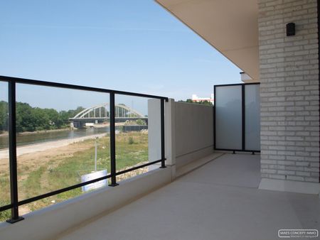 Luxueus nieuwbouwappartement te huur met zicht op de Leie nabij Waregem - Foto 3