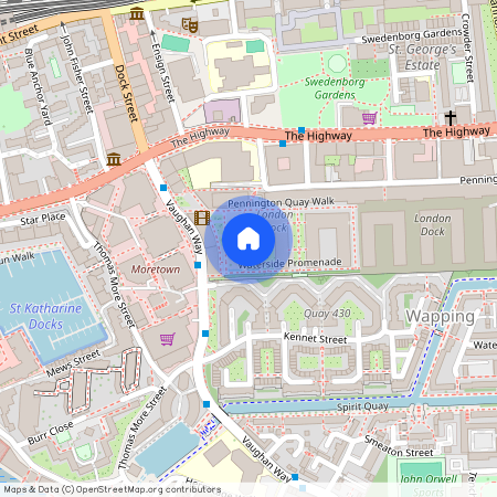 Merino Gardens, London Dock, E1W