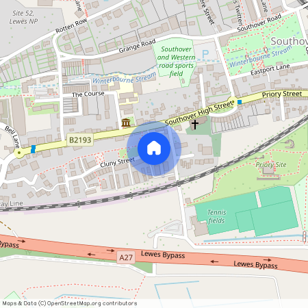 Monks Lane, Lewes, East Sussex, Bn7