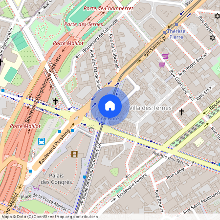 Rue Ruhmkorff et Boulevard Gouvion-Saint-Cyr 75017 Paris (17e arrondissement)