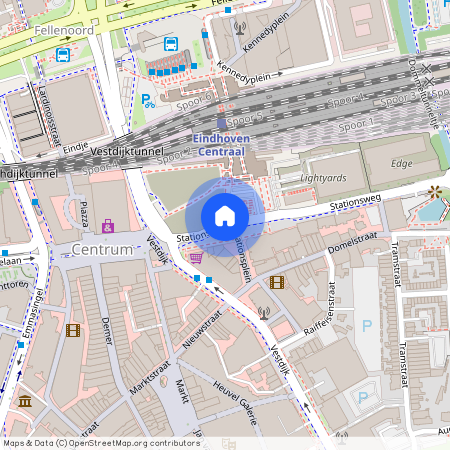 Binnenstad, 5611 BB, Stationsplein, Eindhoven