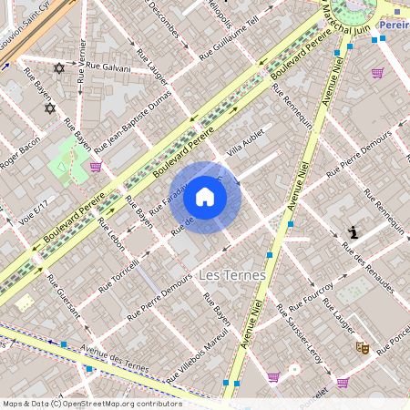 Rue du Sergent Hoff et Rue de Saint-Sénoch 75017 Paris (17e arrondissement)