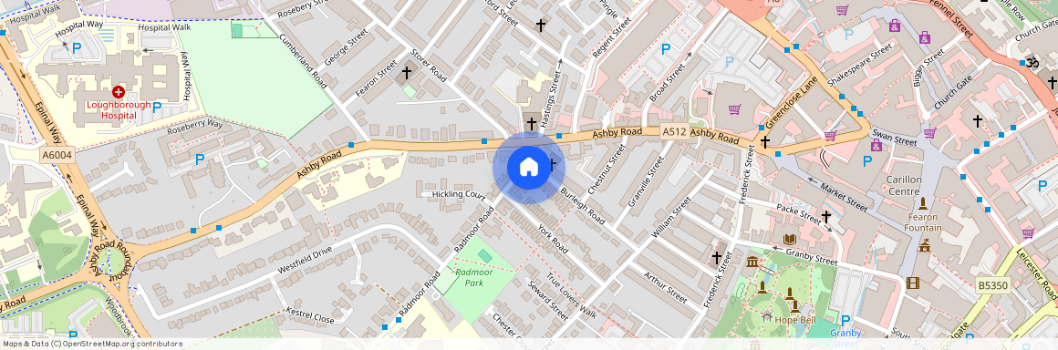 6 Radmoor Road, £124, Loughborough