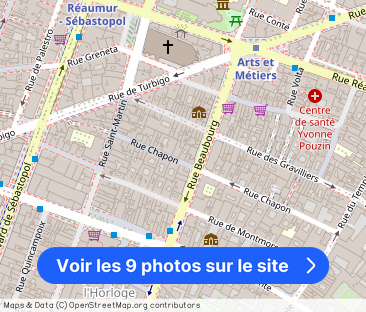 Studio meublé 25m² - Le Marais - Photo 1