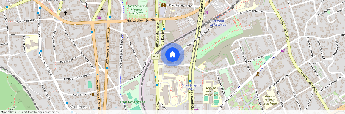 54.7254 62 rue du Pont Saint-Jacques, 63000, Clermont-Ferrand