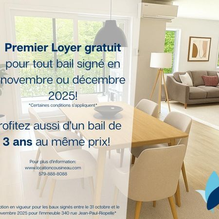 Logements neufs 5 1/2 - Disponible maintenant - Photo 3