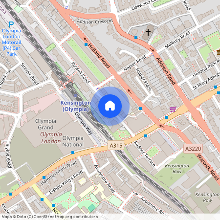 Russell Road, Kensington, London, W14