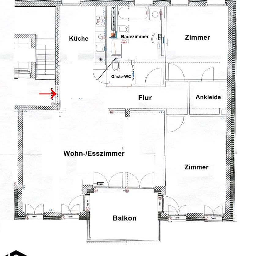 Traumhafte 3,5-Zimmer-Wohnung mit Blick auf den Seerhein- Konstanz Petershausen - Photo 1