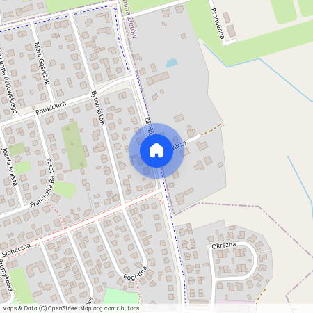 ul. Zamkowa, Dzierzążenko, Złotów, złotowski, wielkopolskie