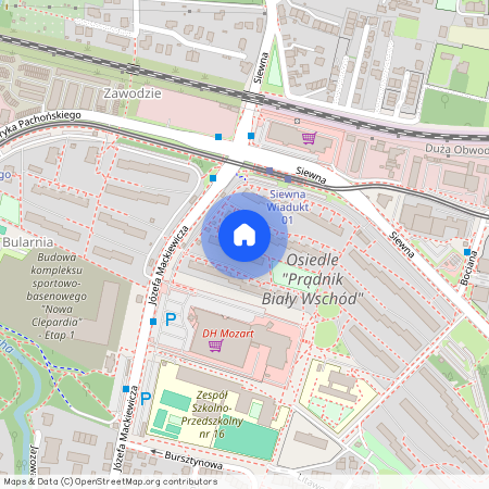 ul. Józefa Mackiewicza, Prądnik Biały, Prądnik Biały, Kraków, małopolskie