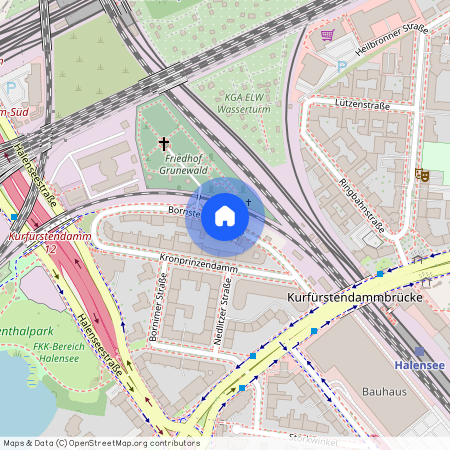 Bornstedter Str., Berlin, Halensee, 10711