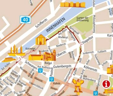 4-Zimmer-Wohnung in Duisburg-Altstadt - Photo 1