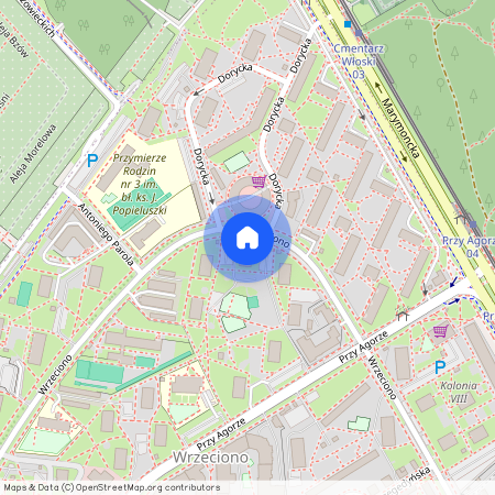 ul. Wrzeciono, Wrzeciono, Bielany, Warszawa, mazowieckie