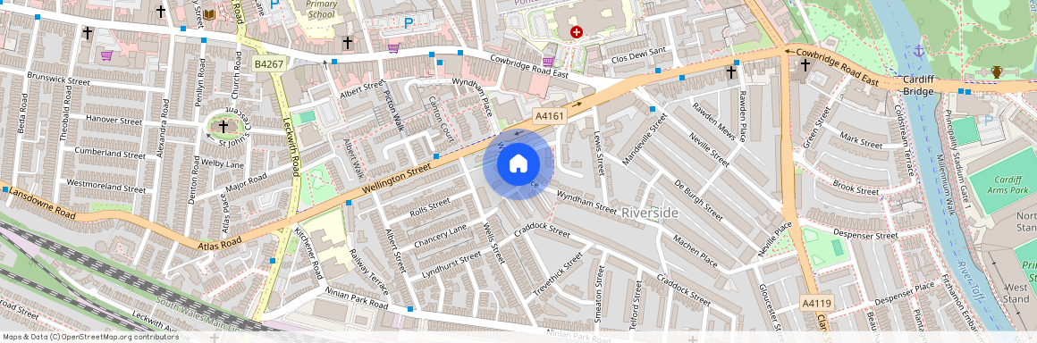 Edinburgh Court, Wyndham Place, Riverside, CF11