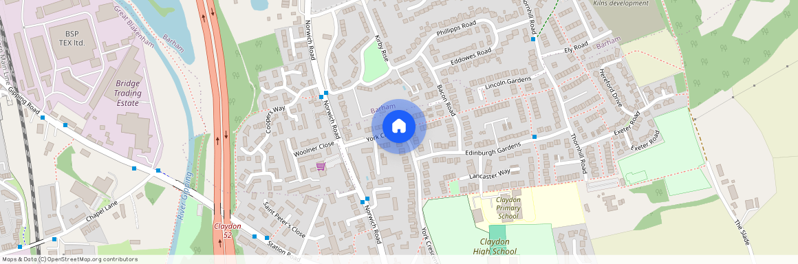 York Crescent, Claydon, Ipswich, IP6 0DP, IP6, 0DP