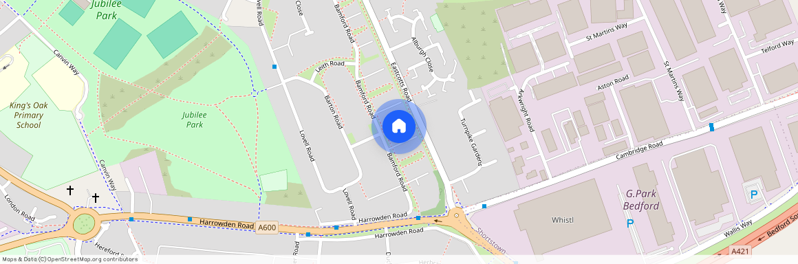 Welbourne Gardens, Bedford, MK42