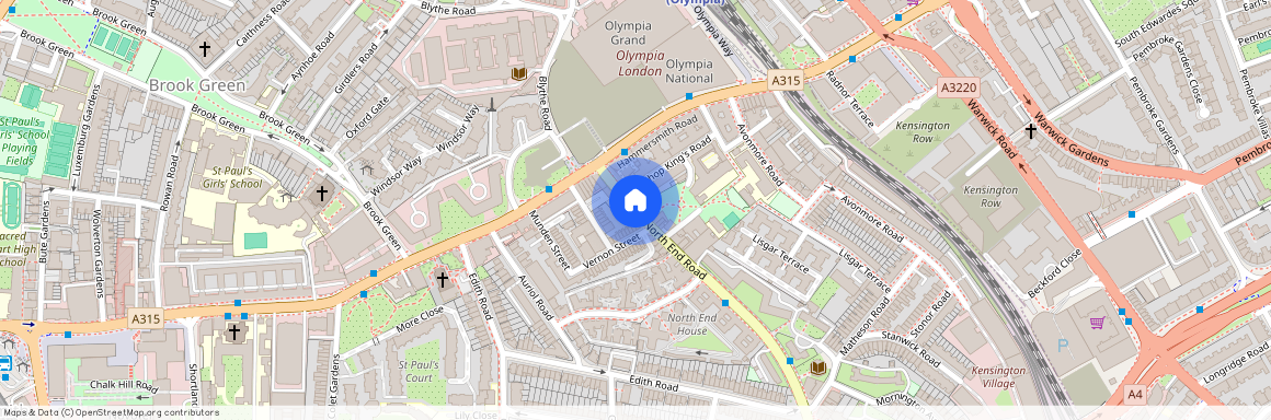 North End Road, London, W14, London