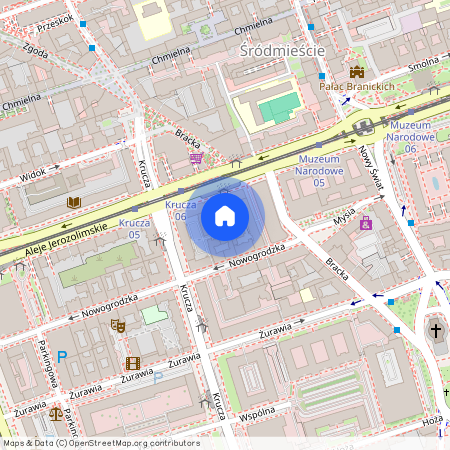 Warszawa, Śródmieście, al., Aleje, Jerozolimskie