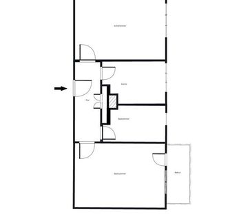 schöne sanierte 2-Zimmer-Wohnung im Herzen des Ziekowkiezes - Photo 1