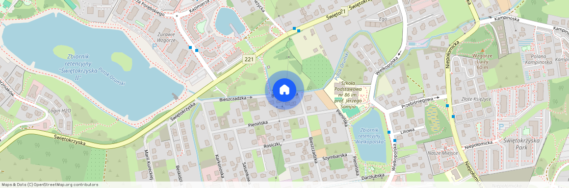 ul. Bieszczadzka, Ujeścisko-Łostowice, Gdańsk, pomorskie