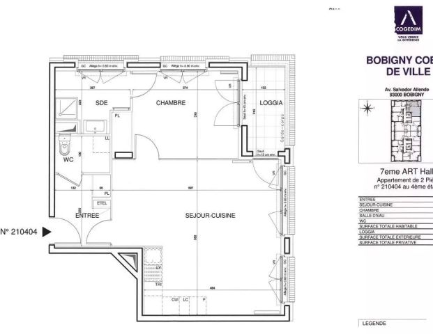location Appartement T2 DE 55.2m² À BOBIGNY - Photo 1