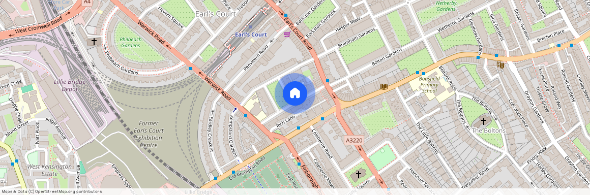 1 Columbia Gardens, Lillie Square, Earl's Court