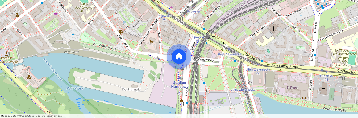 ul. Jana Zamoyskiego, Stara Praga, Praga-Północ, Warszawa, mazowieckie