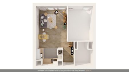 location Appartement T2 DE 43.2m² À ASNIERES SUR SEINE - Photo 4