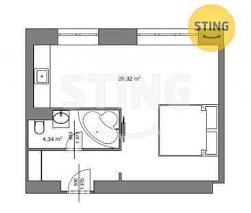 Byt 1+kk k pronájmu, Třinec / Staré Město, ulice Pod břehem - Photo 6