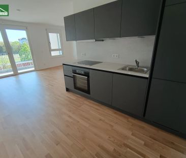Moderne 1-Zimmer-Wohnung mit Loggia! Inklusive Kühlung und Einbaukü... - Foto 2